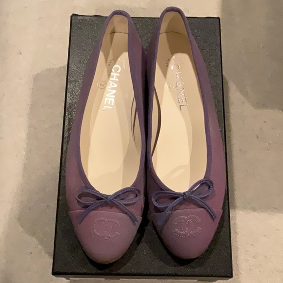 Chanel Flats in Purple, Blue & Pink 21’ Collection - Picture 1 of 5